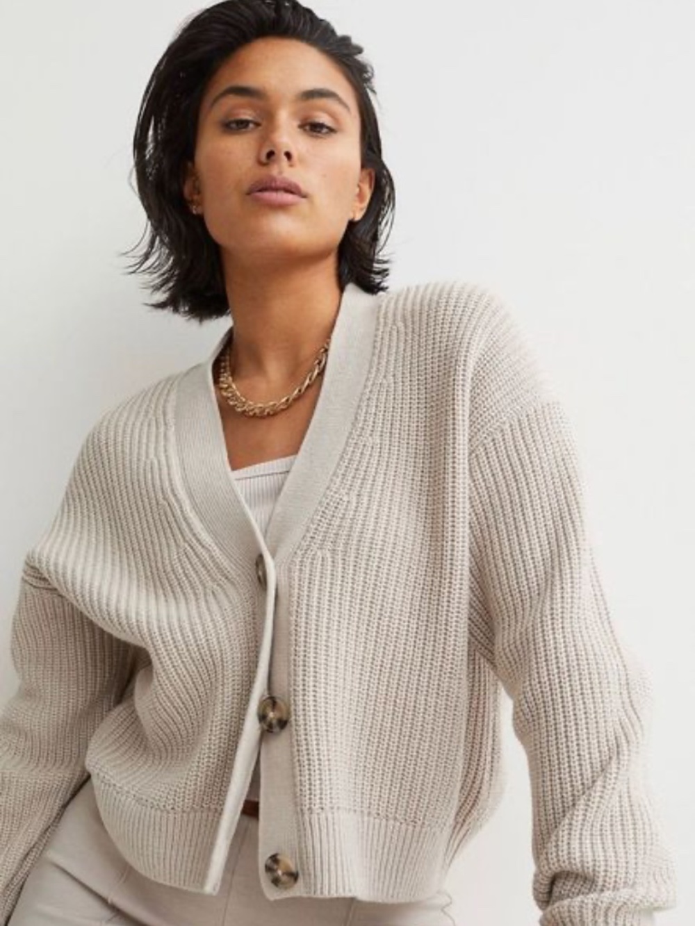 H&M Rib Knit Cardigan